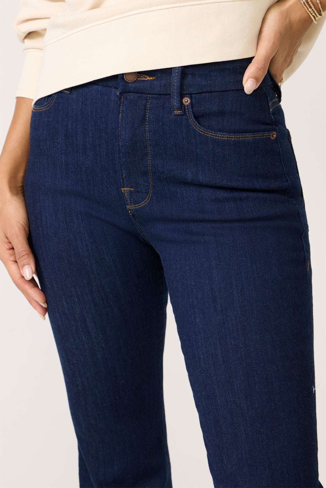 Women's Legs Crop Mini Bootcut Jean