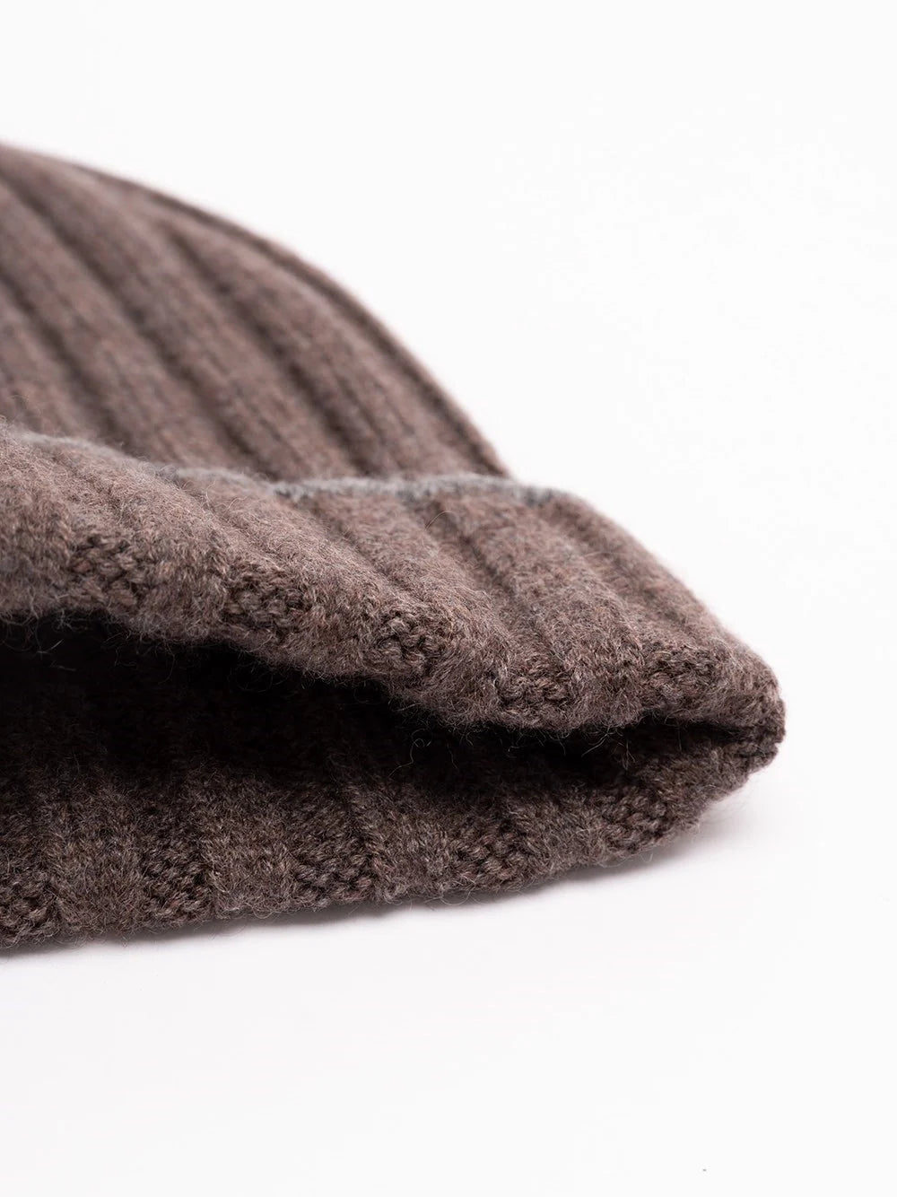 Brunello Cucinelli Men Cashmere Rib Knit Beanie
