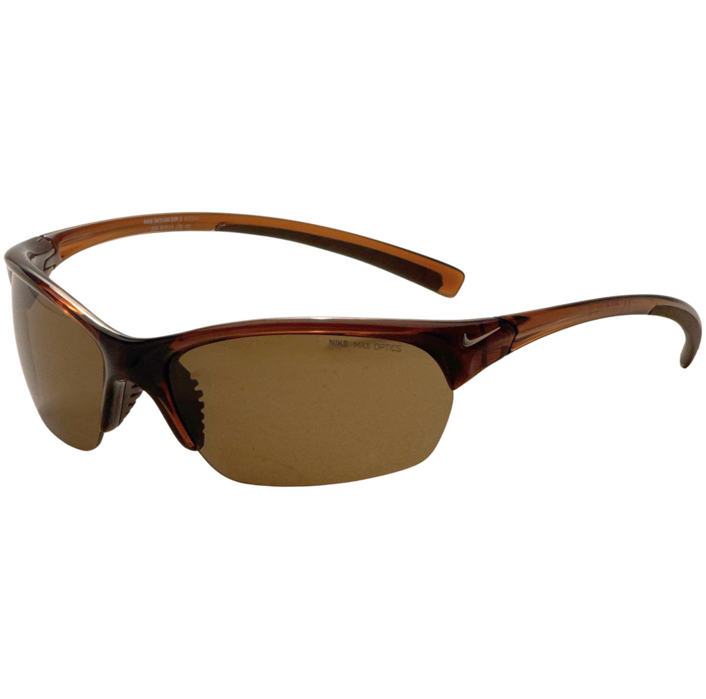 Nike Men's 63 mm Brown Sunglasses