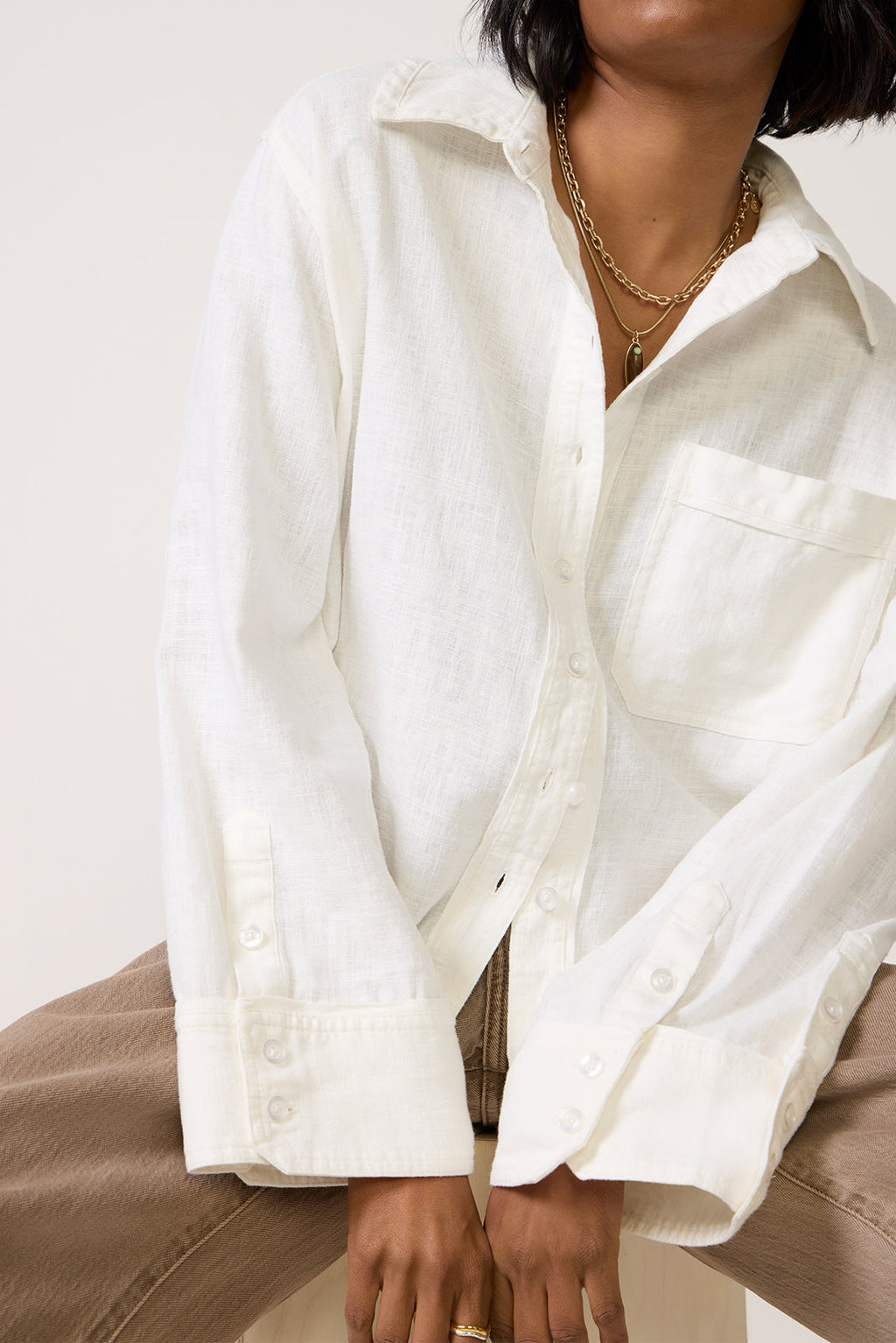 Women's Linen Laurel Top