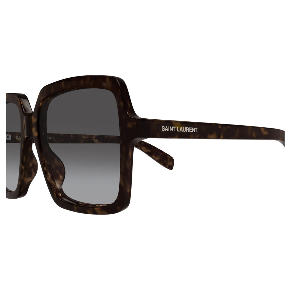 Oversized Square Sunglasses With Tortoiseshell Pattern And Gradient Lenses