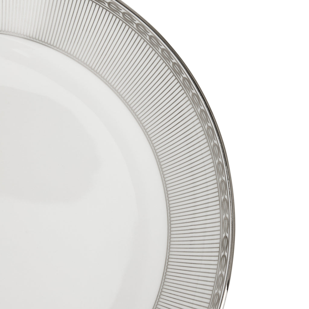 Silver Tonquin Deep Plate 22cm 8.6in
