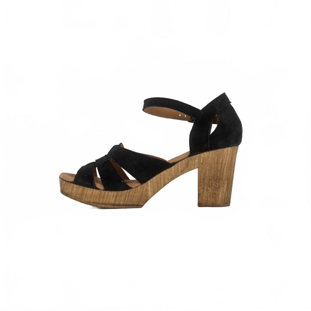 Women's Savy Heeled Sandals In Black