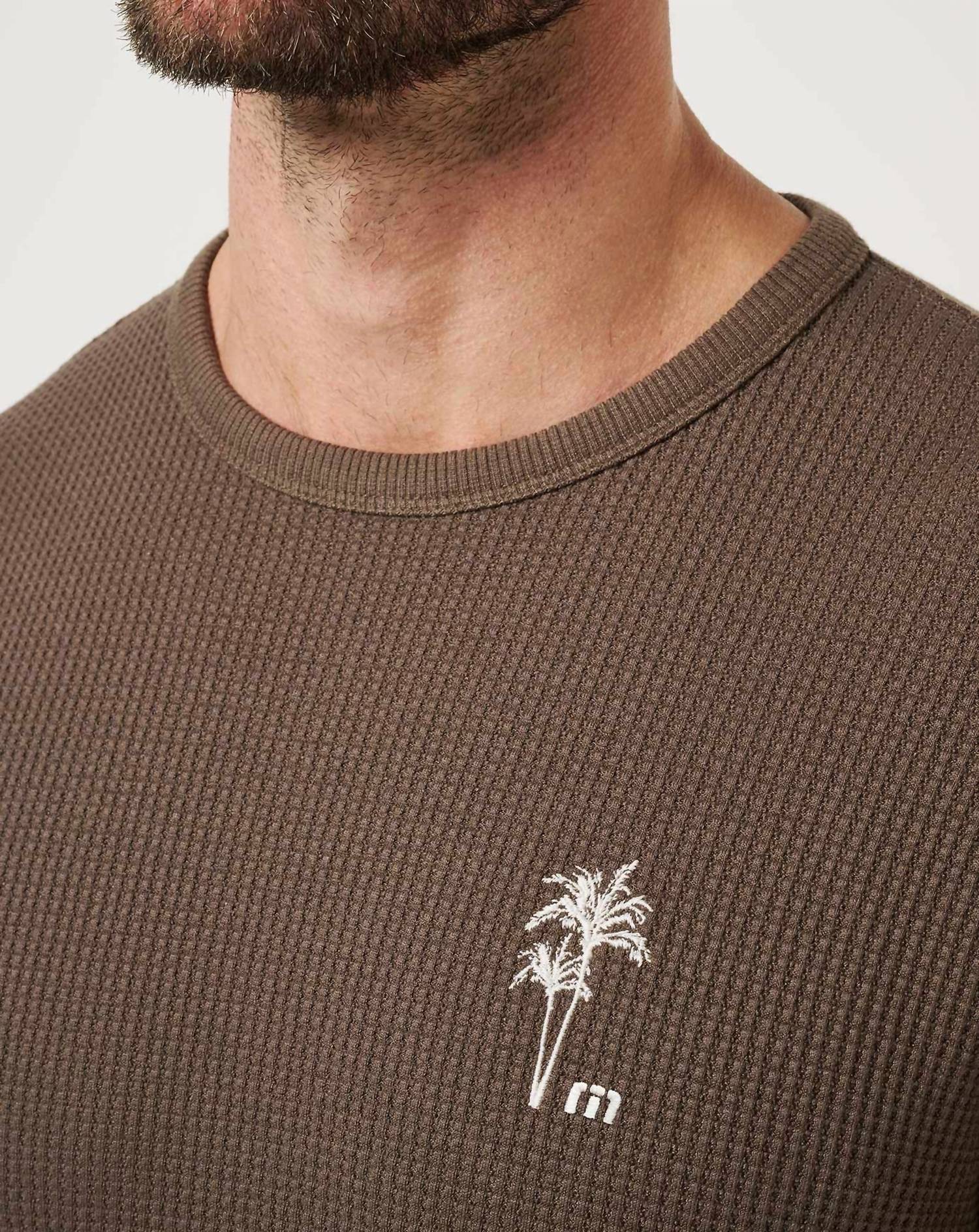 Souvenir Stand Pullover T Shirt In Chocolate Brown