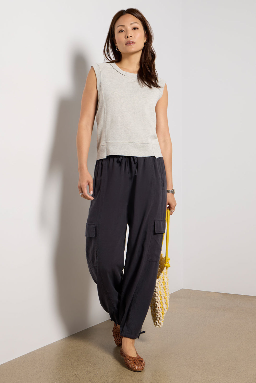 Women's Sleeveless Sweatshirt Vest