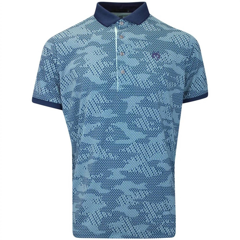 Men's Icon Camo Polo In Aegean