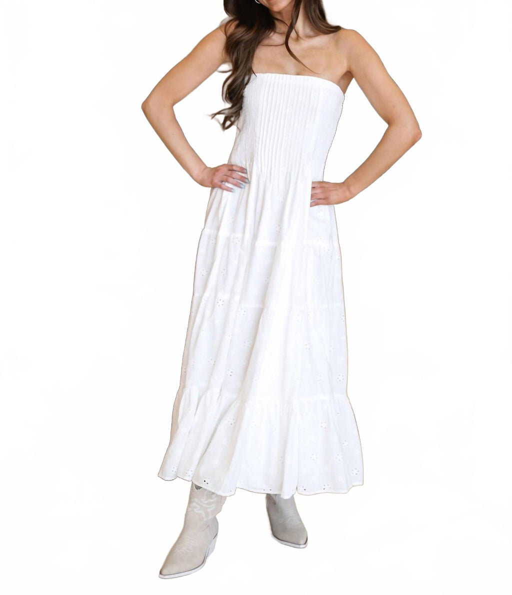 Hadley Dress In White