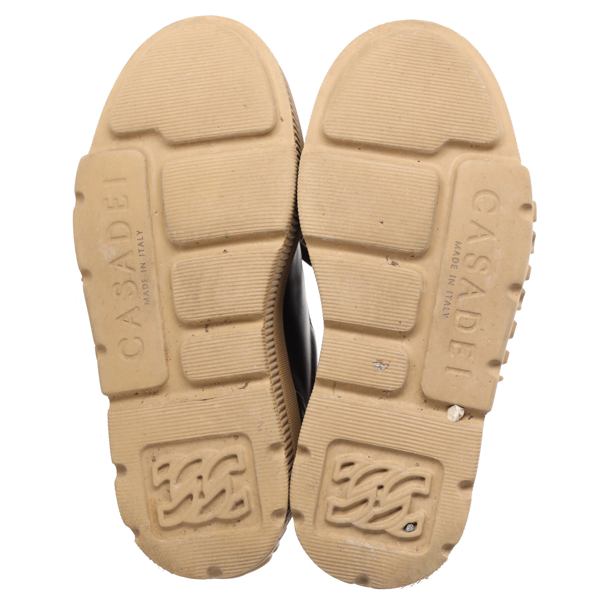 Casadei Nexus platform sneakers in brown leather