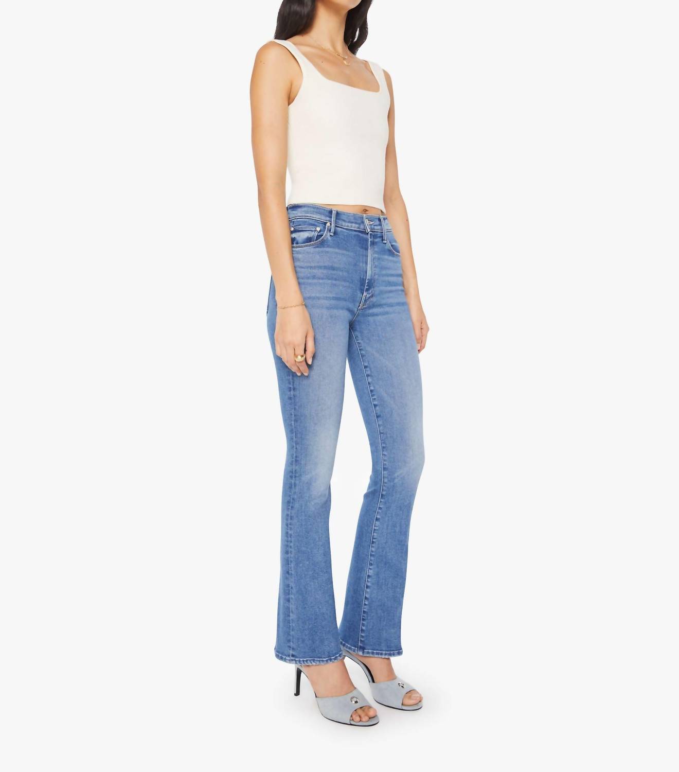 High Waisted Weekender Skimp Jeans In Swing And Miss