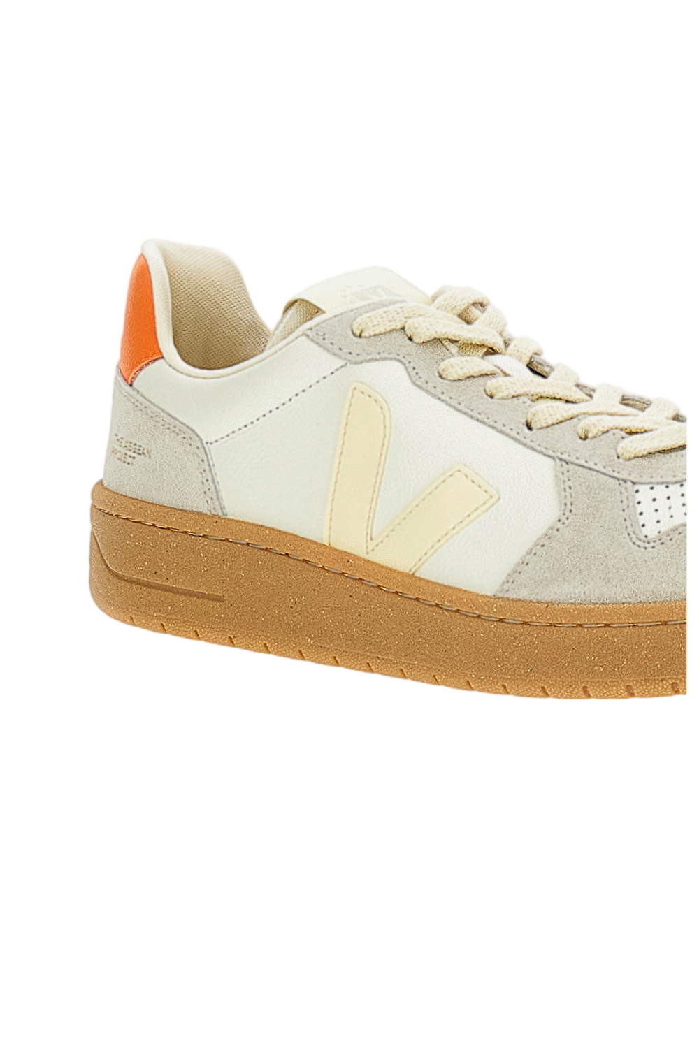 White V82 Leather Sneakers