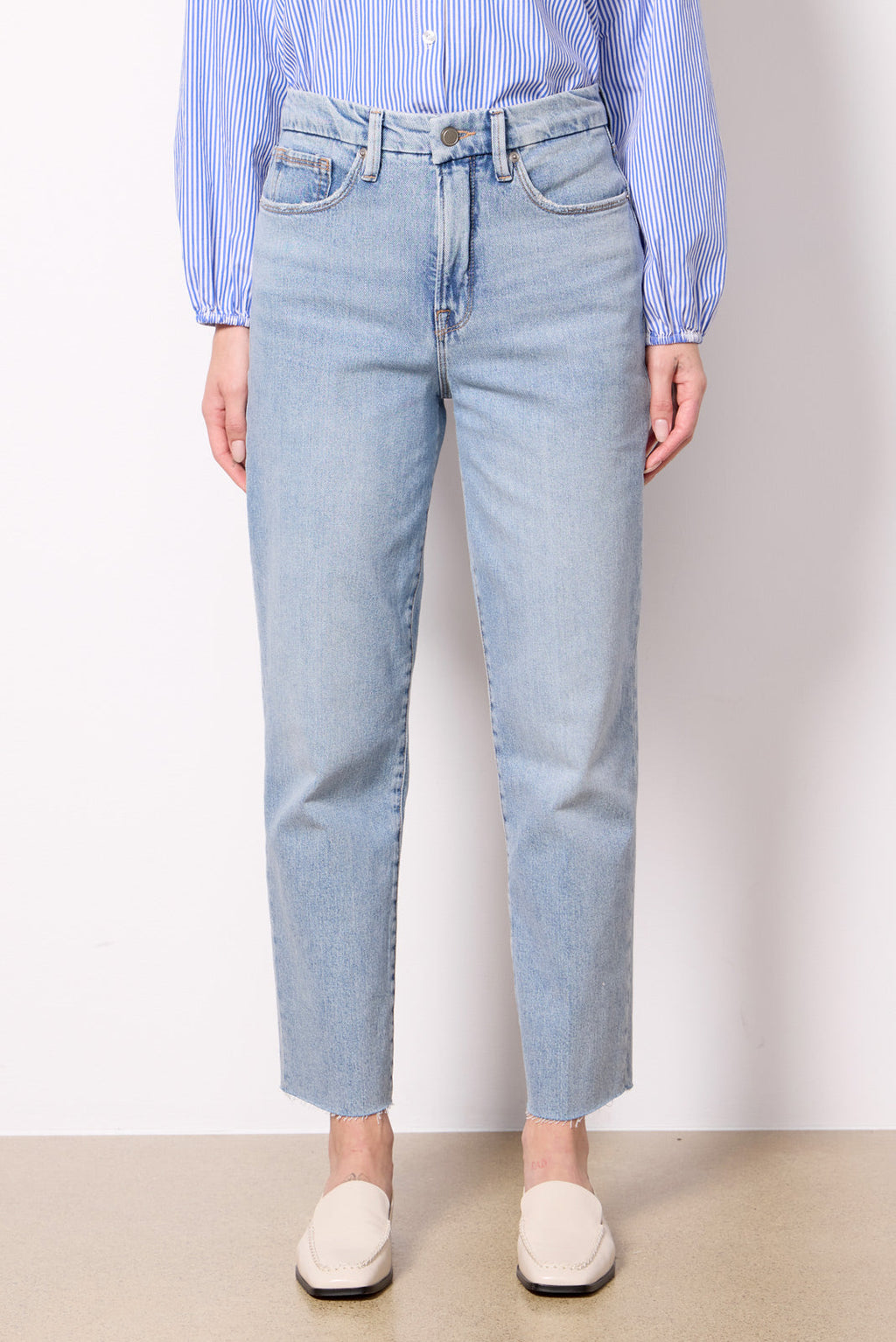 Women's Boy Straight Crop Jeans