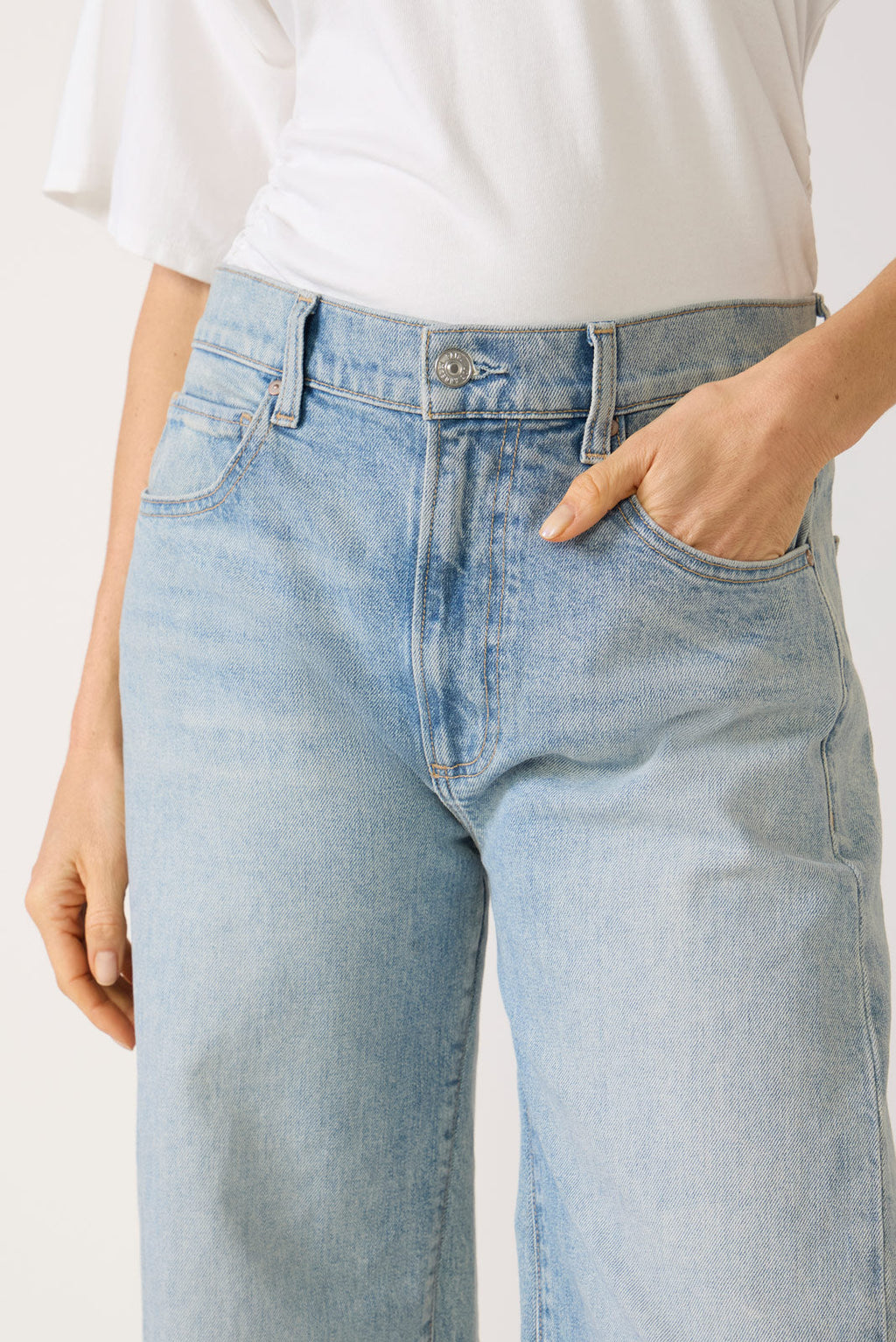 Women's Arellia Skimmer W Outseam Panels Barrel Jean