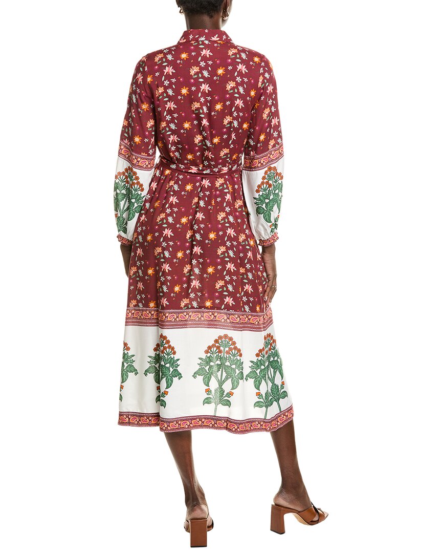 Garrie B Button-Down Midi Dress