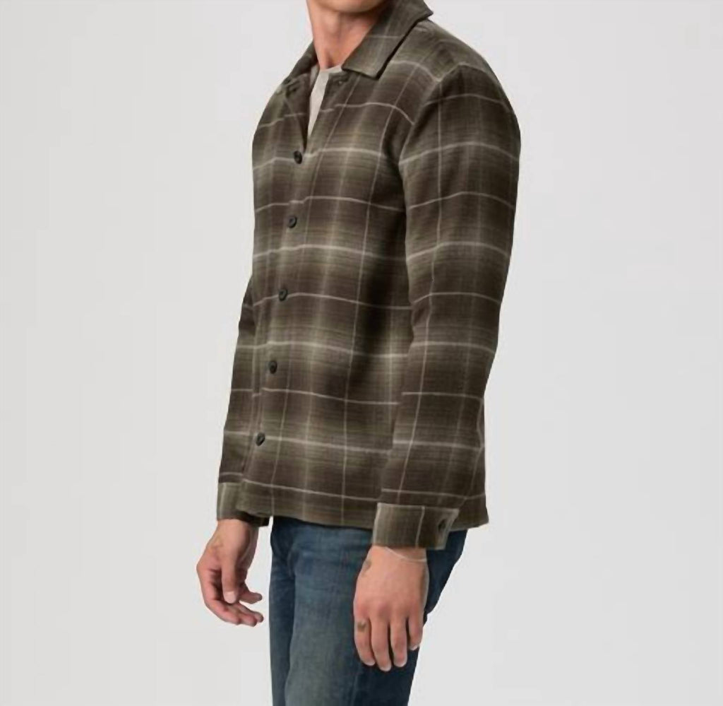 Telford Jacket In Marsh Green Plaid