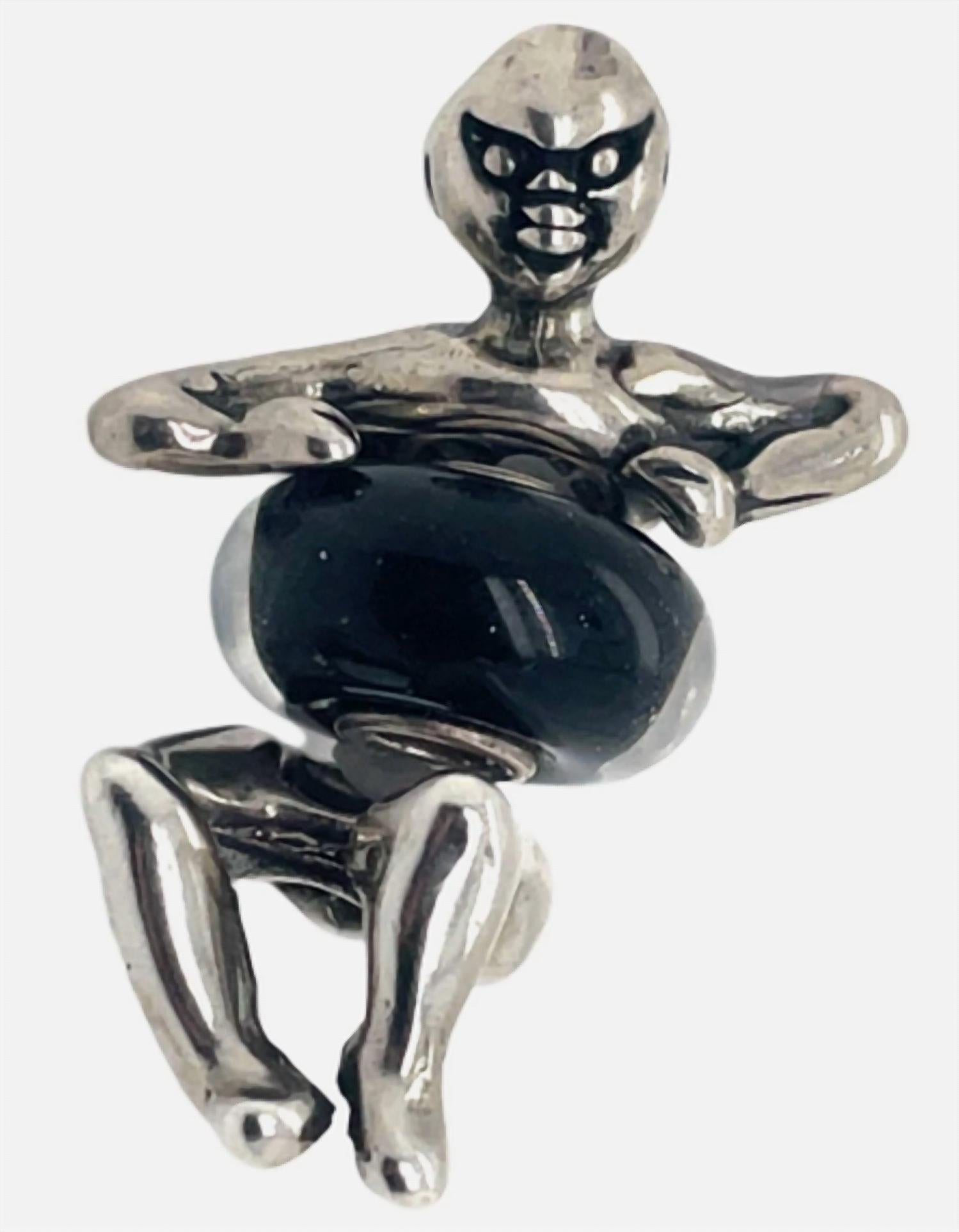 Women's Twister Bead Charm In Silver