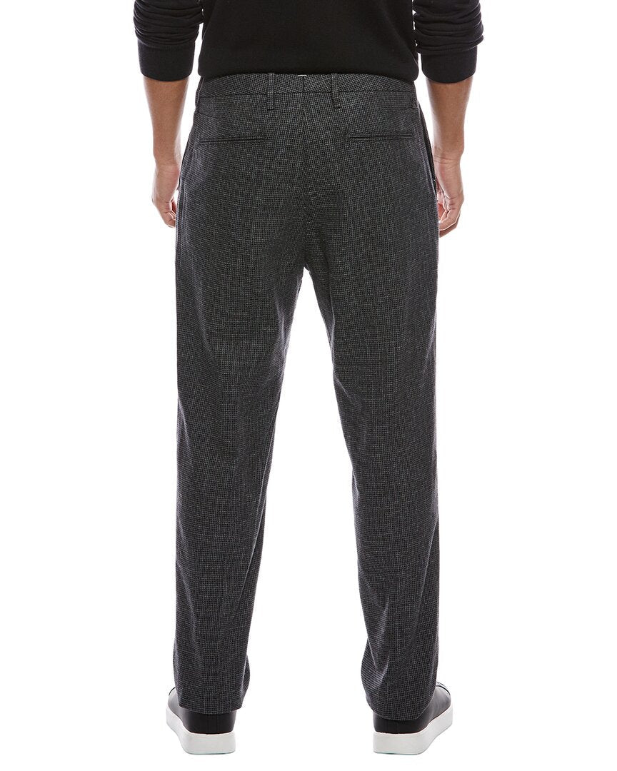 rag & bone Evan Wool & Linen-Blend Pleated Trouser