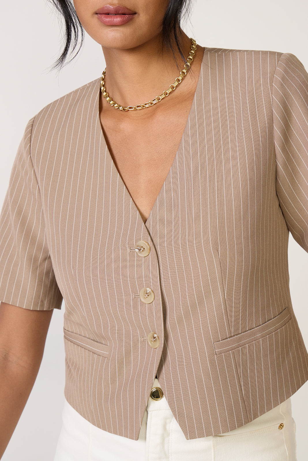 Women's Mel Pinstripe Blazer