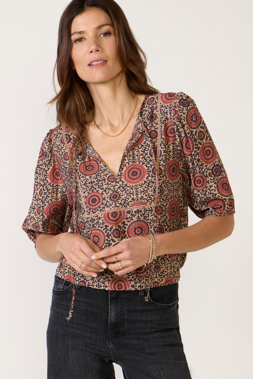Women's Mckenna Puff Sleeve Blouse