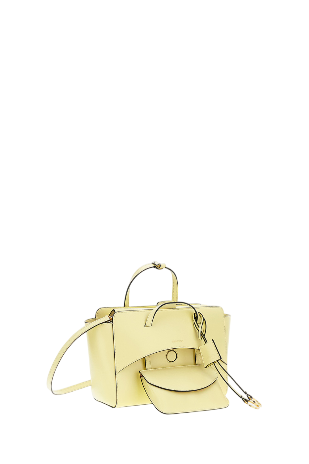 Yellow Flap M Leather Crossbody Bag