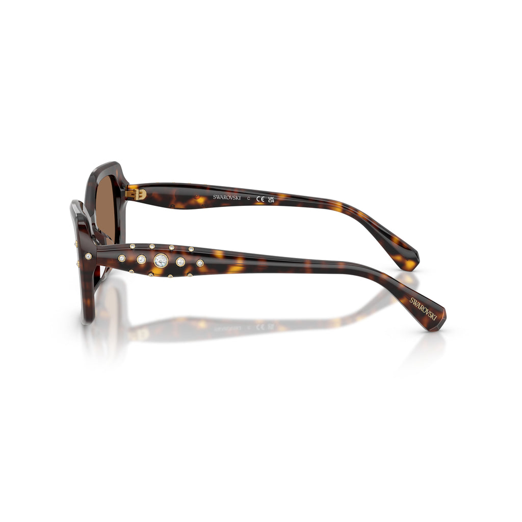 0Sk6058U Oversized Square Sunglasses with Tortoiseshell Pattern