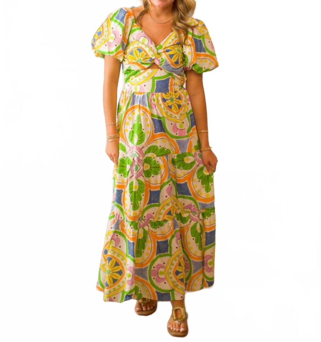 Gwen Maxi Dress In Florencia