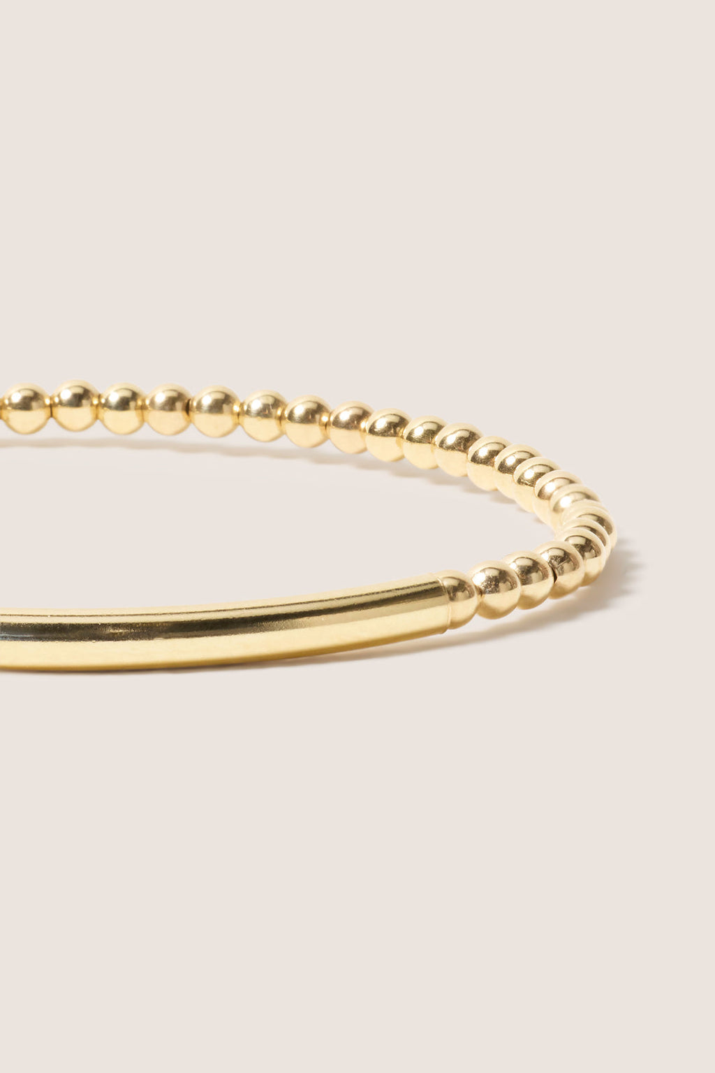 Women's Bliss Bar Smooth Gold 3mm Bracelet