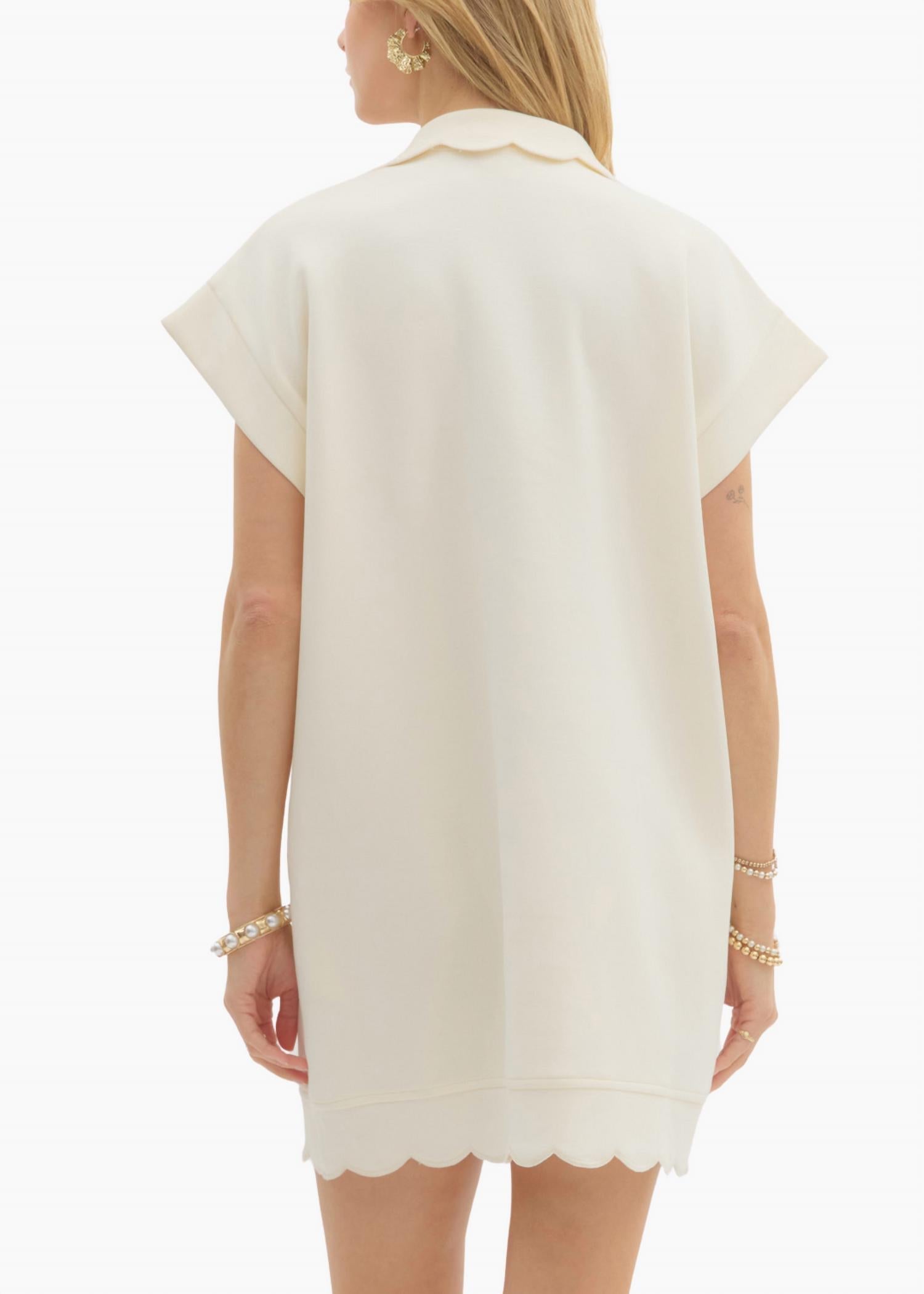 Grace Mini Dress In Cream