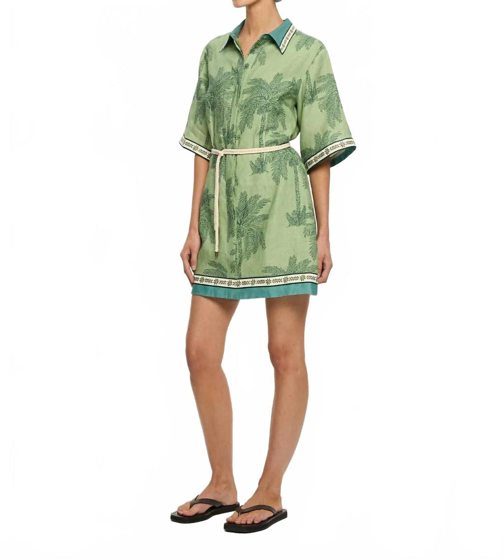 Mini Shirt Dress In Alani