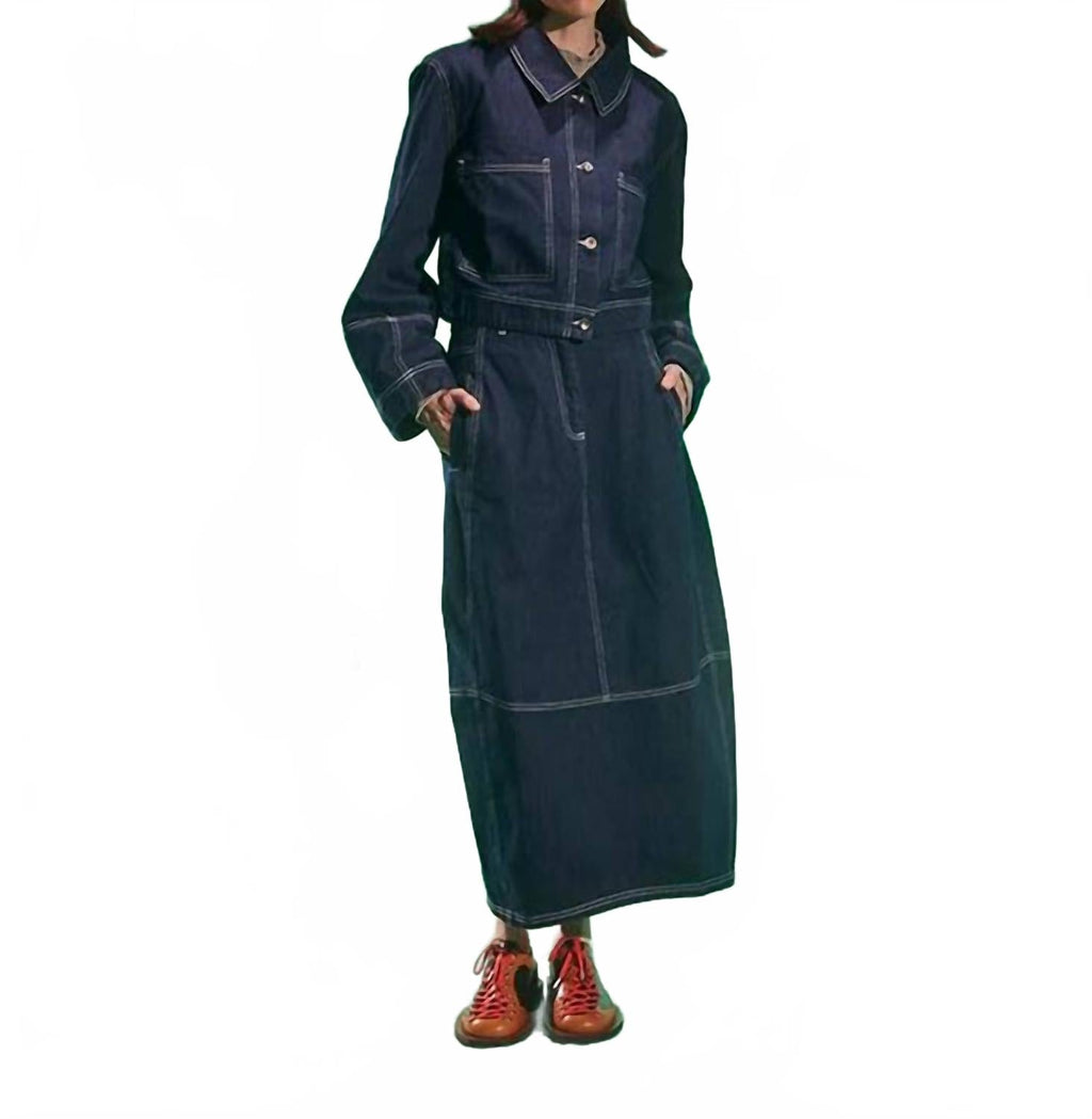 Dusk Jacket In Navy Denim