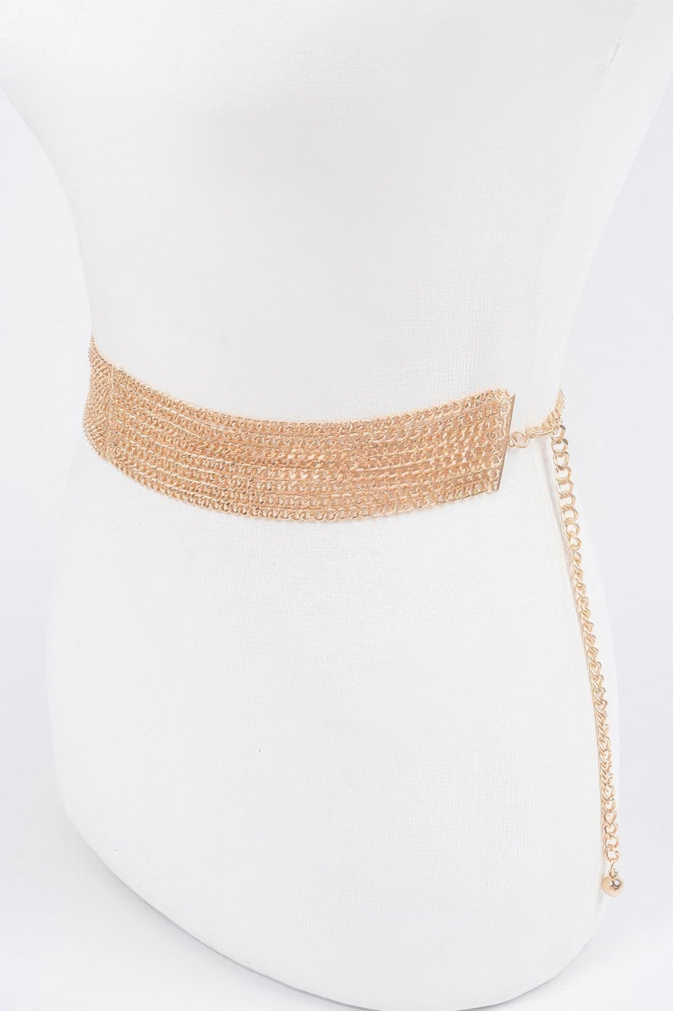 Layered Chain Statement Belt