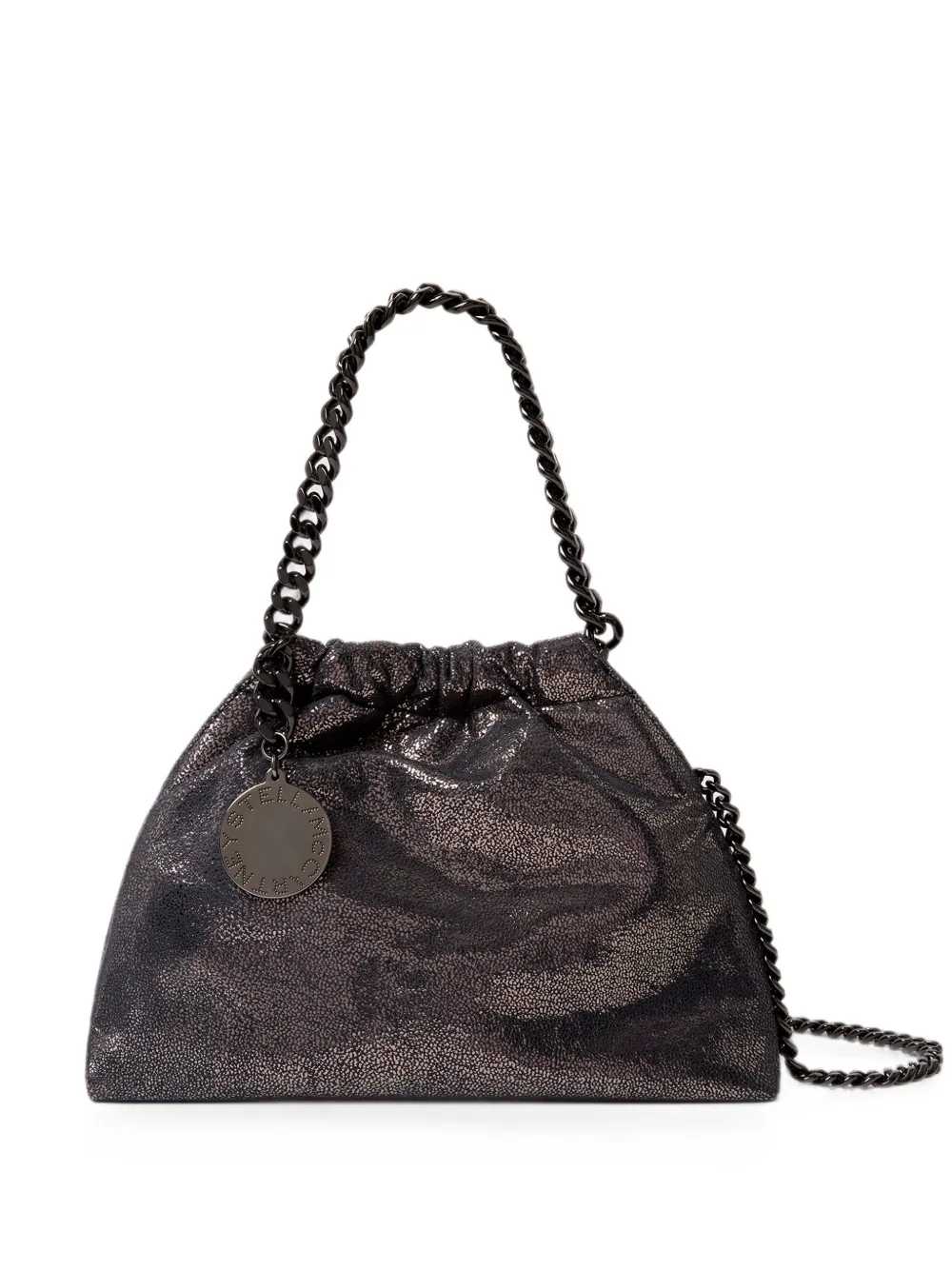Stella Mccartney Women Falabella Mini Tote Bag With Crackle Effect