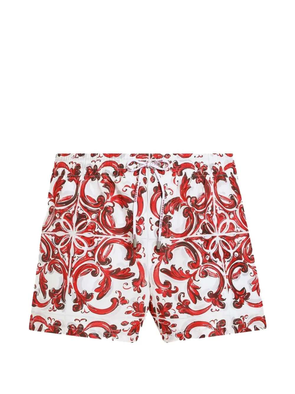 Dolce & Gabbana Men Majolica Print Swimsuit