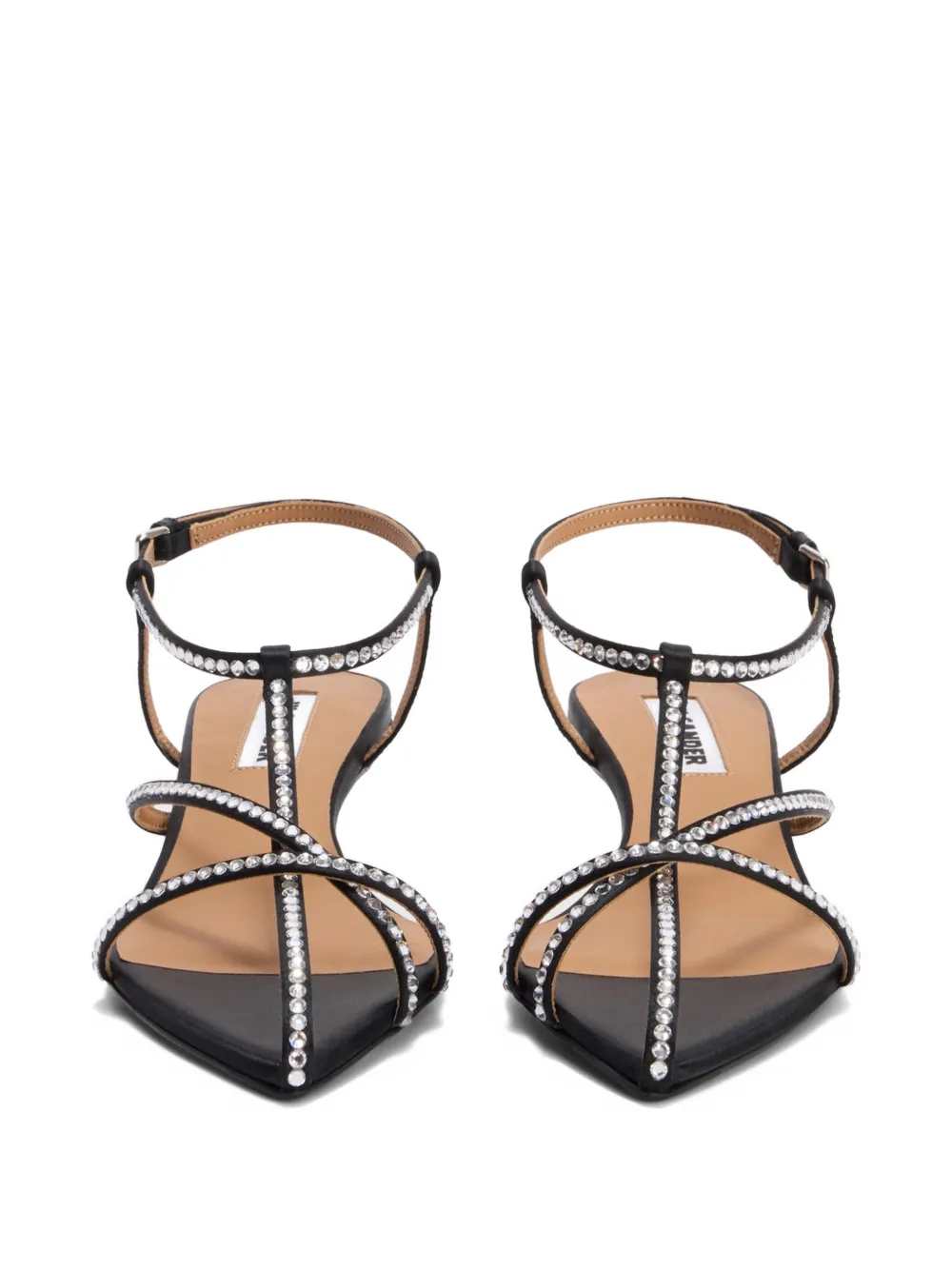 Jil Sander Women Low-Heeled Cage Sandals