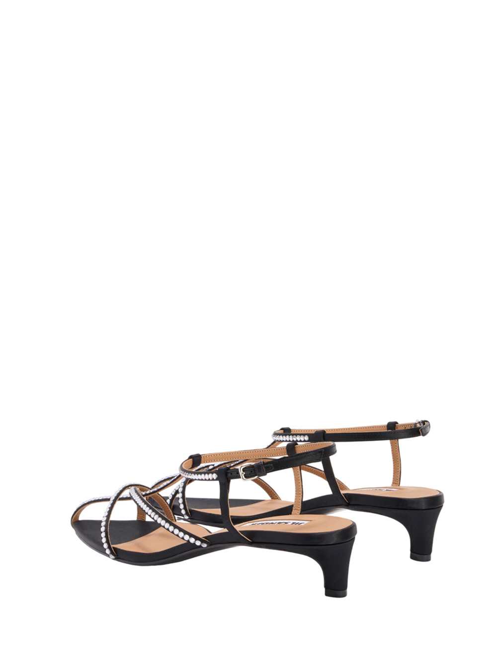 Jil Sander Women Low-Heeled Cage Sandals