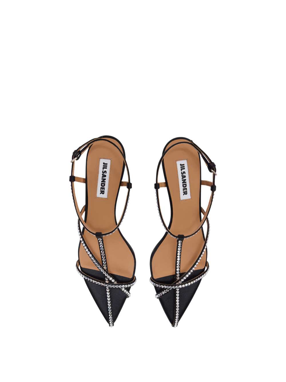 Jil Sander Women Low-Heeled Cage Sandals
