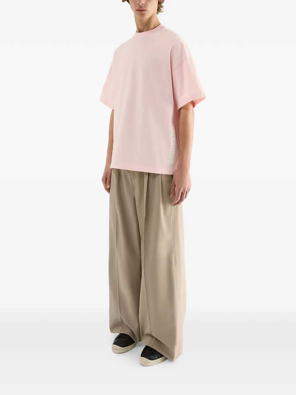 Jil Sander Men Crew-Neck Cotton T-Shirt