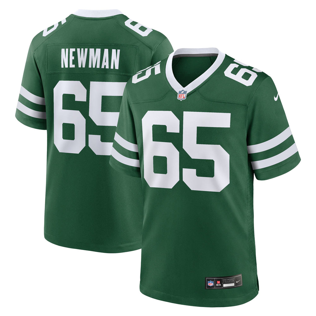 New York Jets Xavier Newman Legacy Green Team Game Jersey