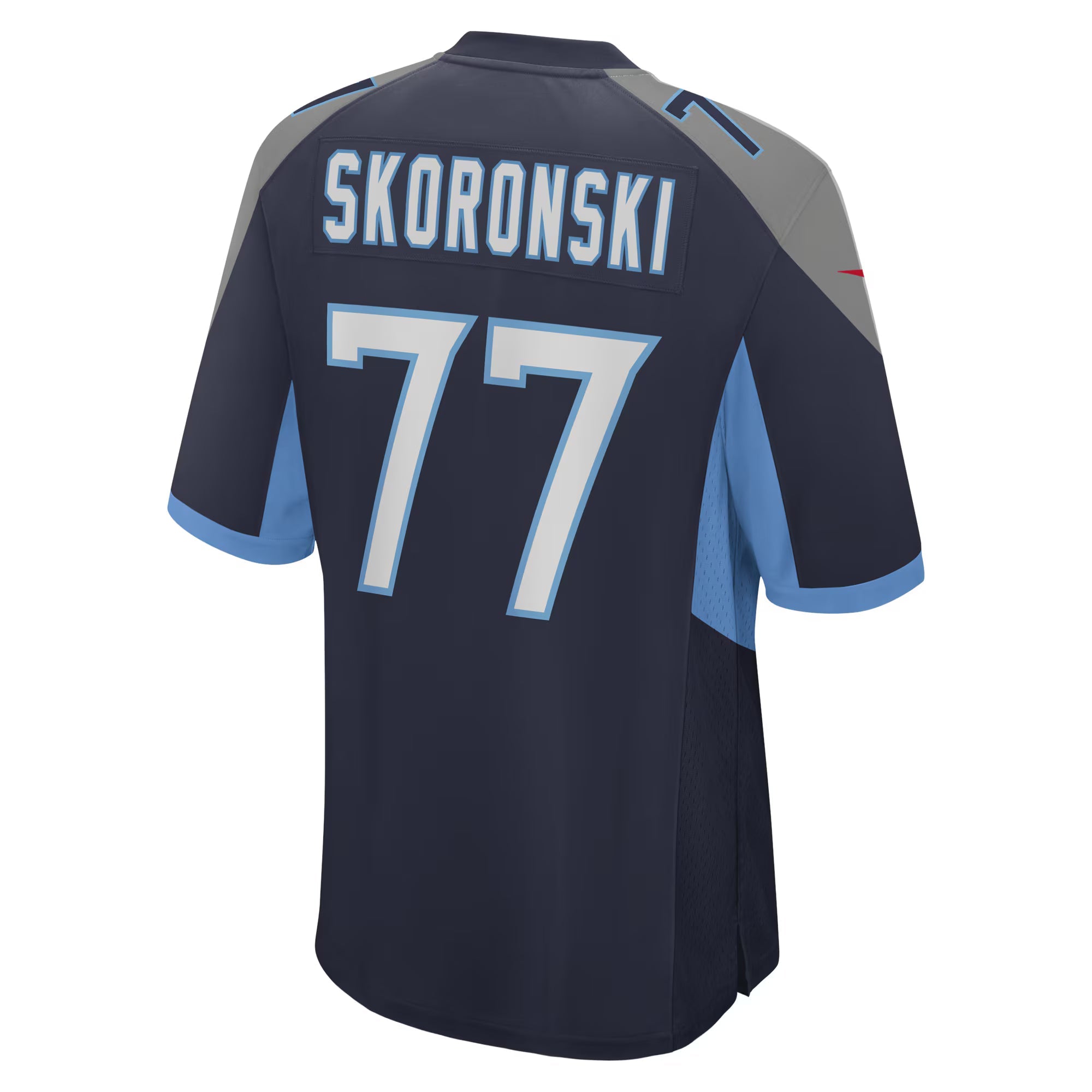 Tennessee Titans Peter Skoronski Navy Game Jersey