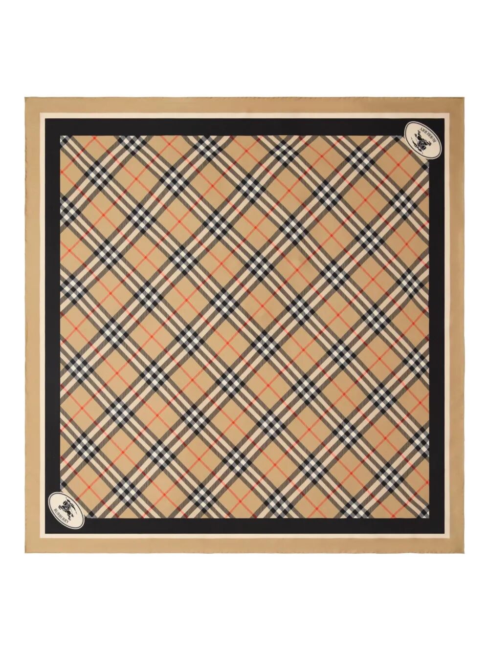 Burberry Women Check Silk Scarf