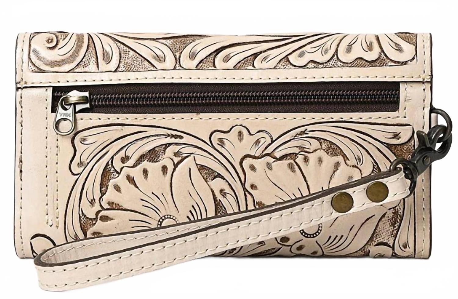 Women's Wristlet Bag In Natural