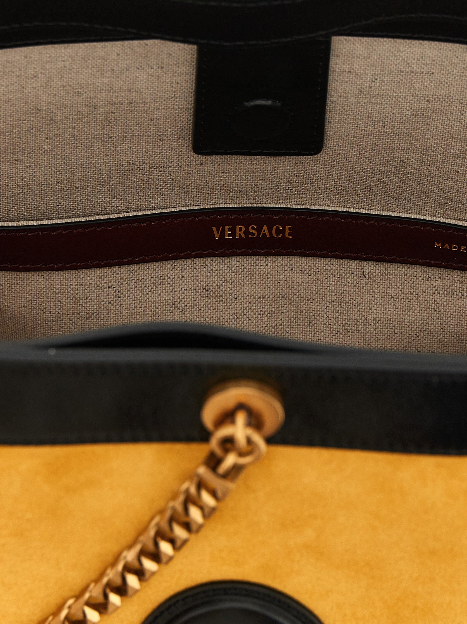 Versace Women 'Pivot' Small Bucket Bag
