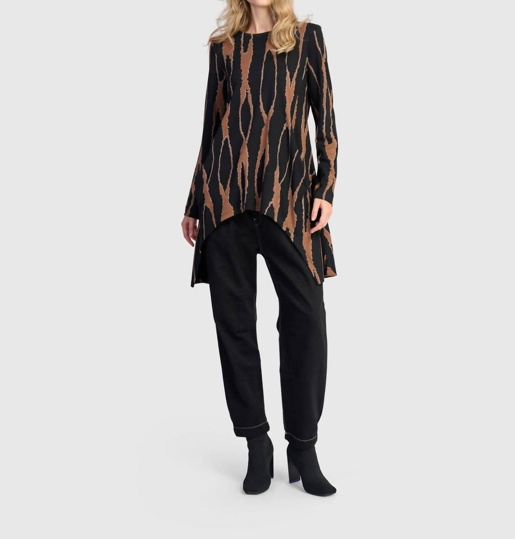 Lignette Pockets Top In Wood