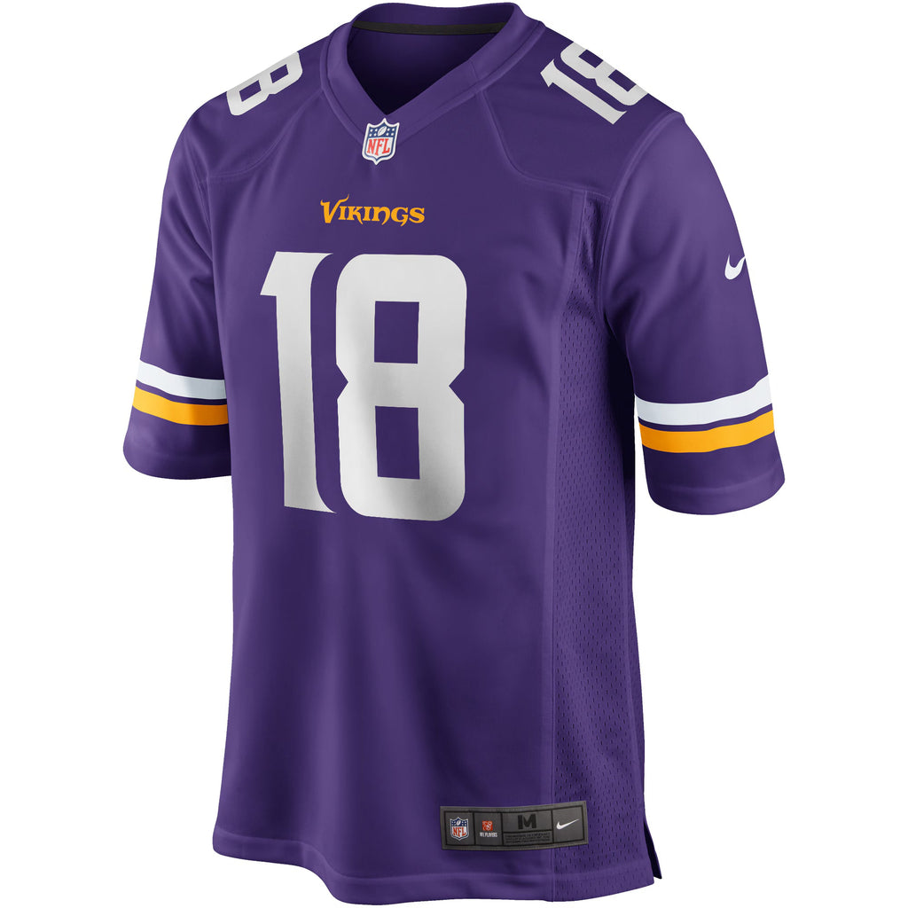 Minnesota Vikings Justin Jefferson Purple Player Game Jersey
