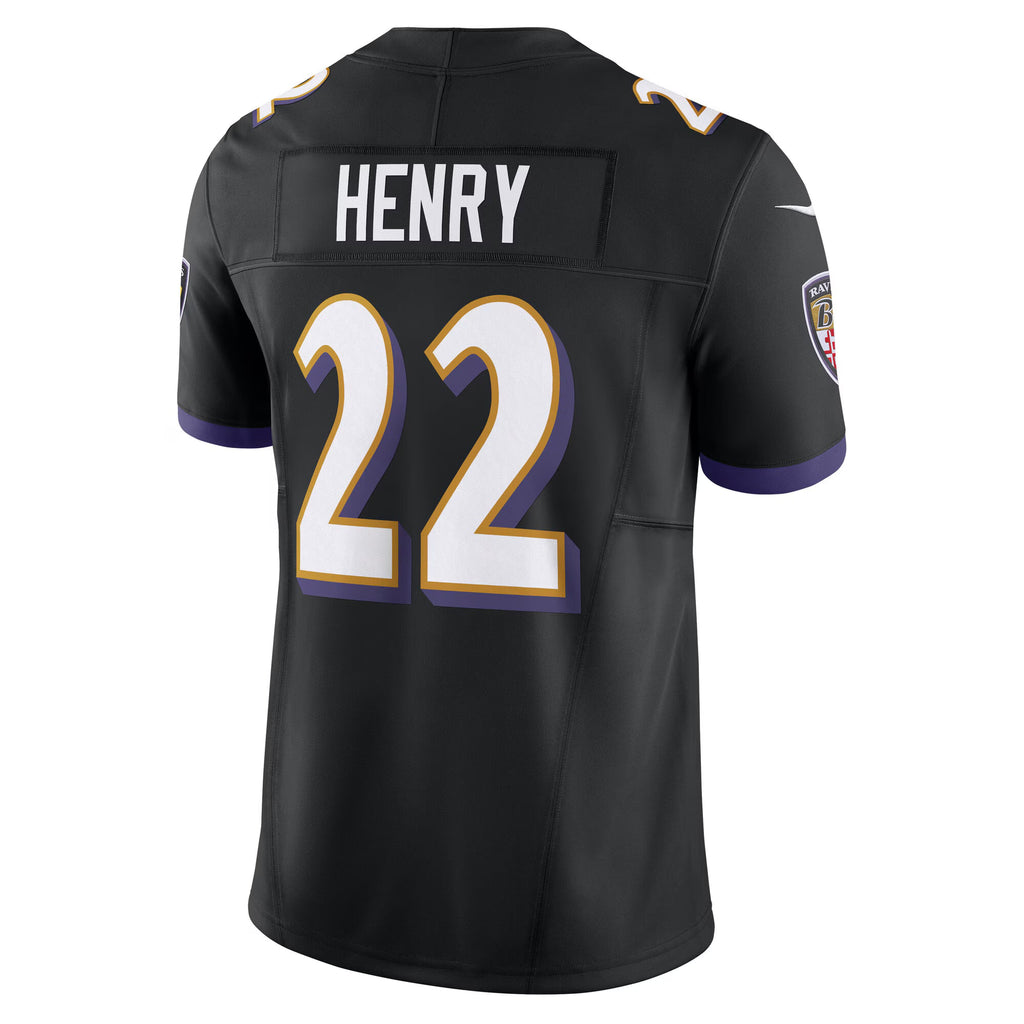 Baltimore Ravens Derrick Henry Black Vapor F.U.S.E. Limited Jersey