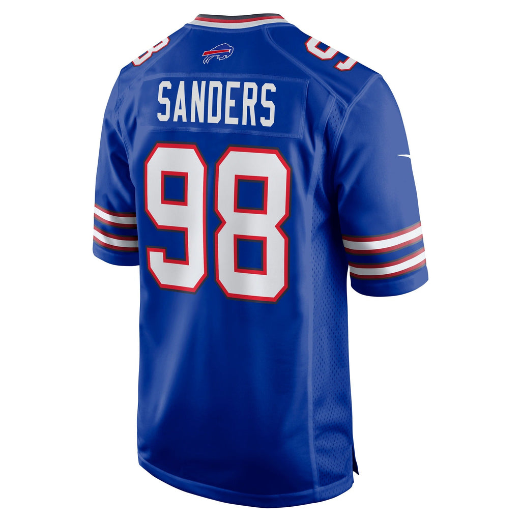 Buffalo Bills T.J. Sanders Royal Team Game Jersey