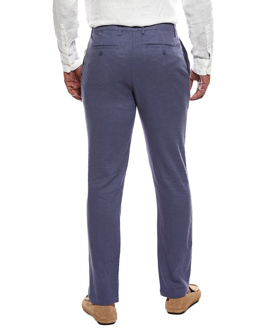 Onia Linen-Blend Flat Front Pant