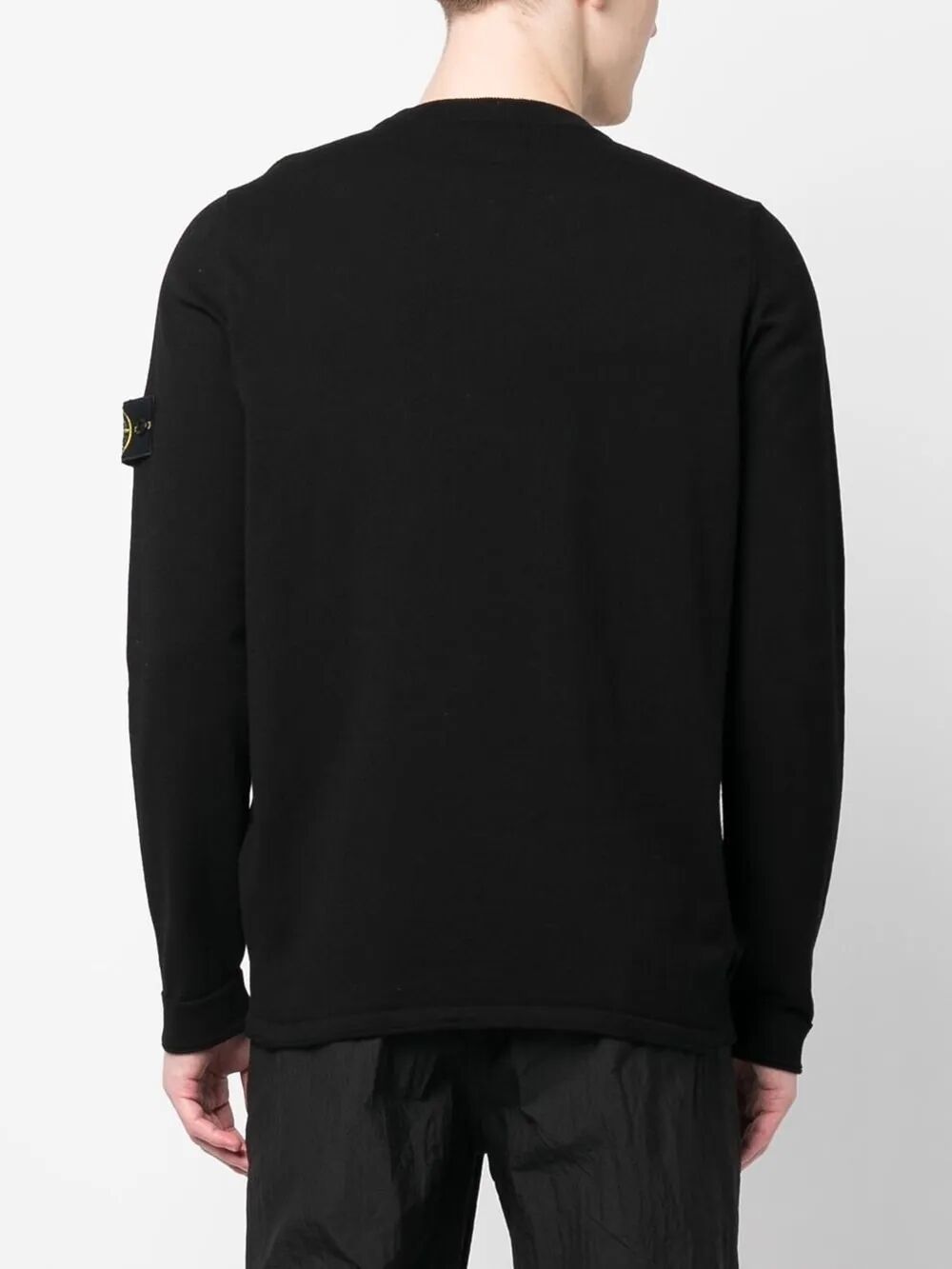Stone Island Men Lightweight Cotton Crewneck Jumper
