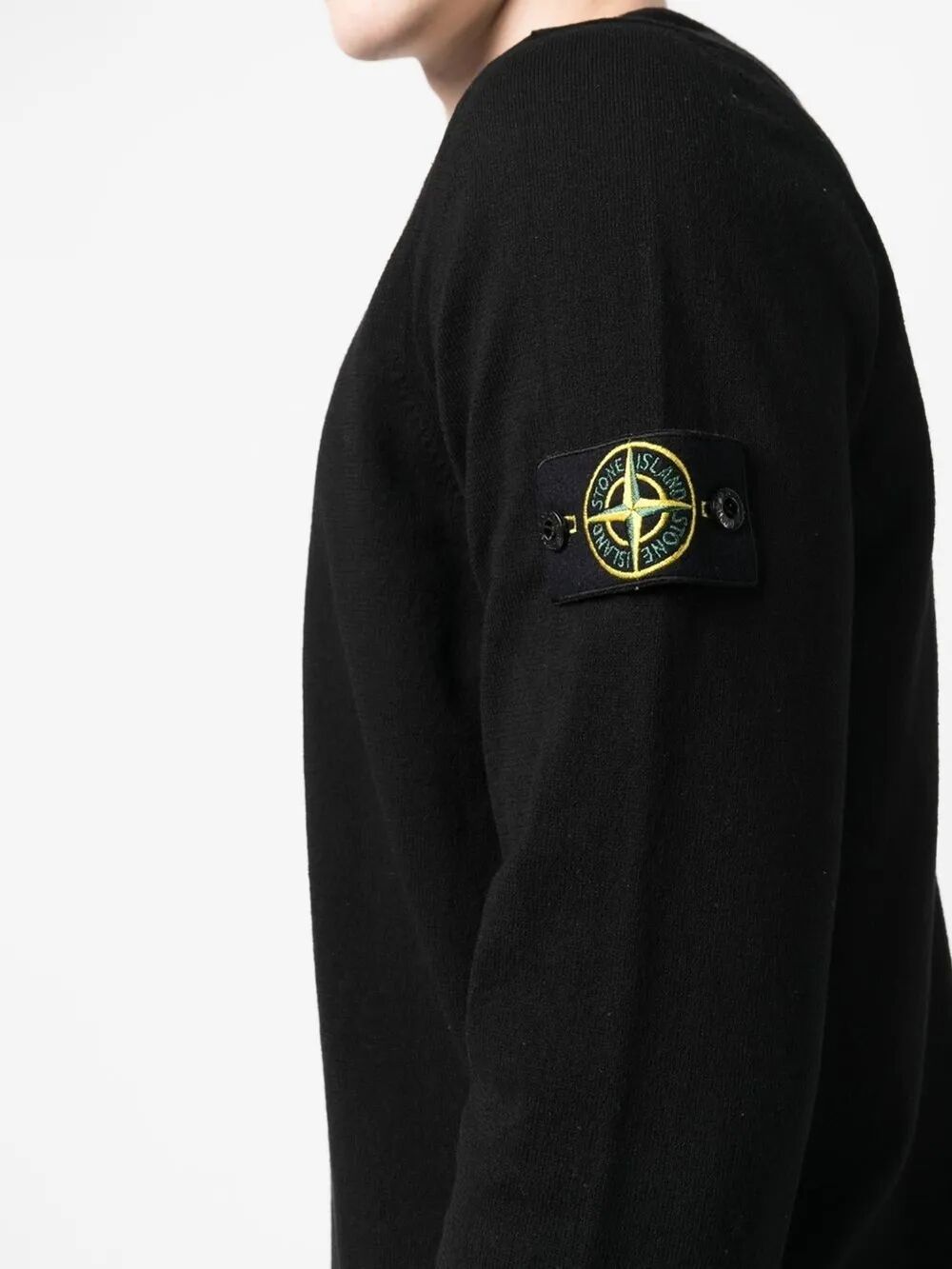 Stone Island Men Lightweight Cotton Crewneck Jumper