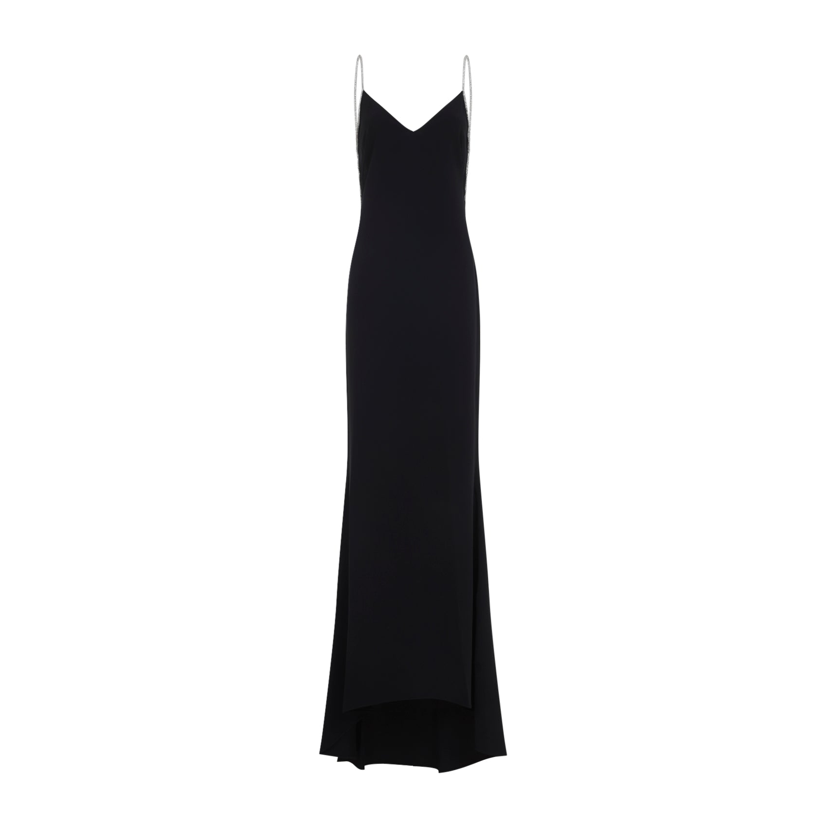 Tom Ford Crystal Chain Embroidery Satin Dress Women