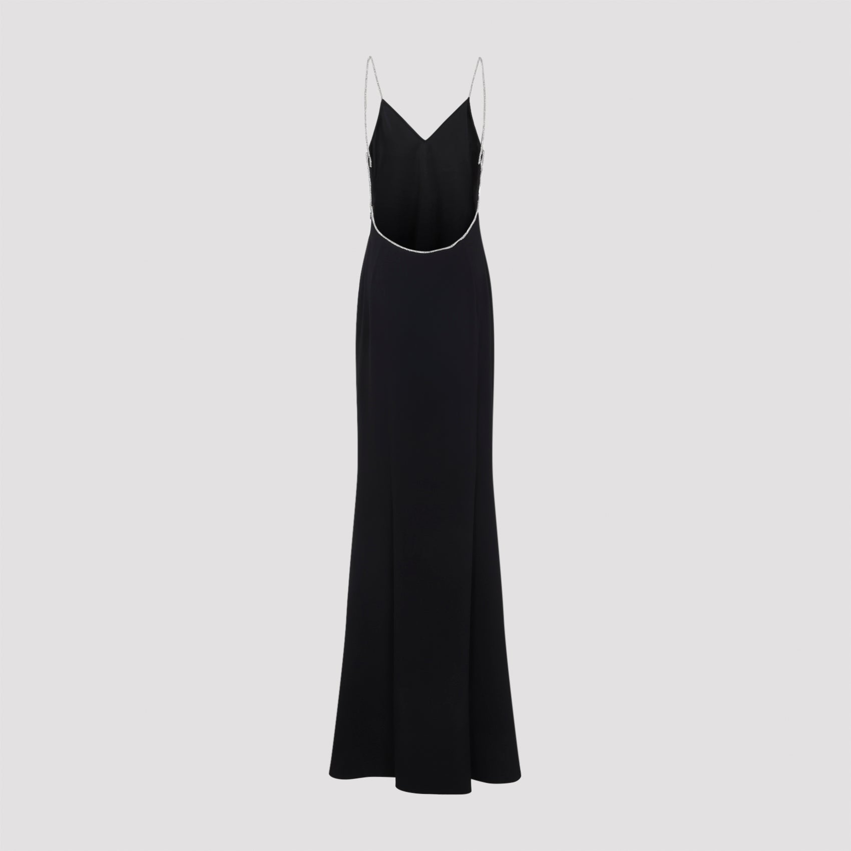 Tom Ford Crystal Chain Embroidery Satin Dress Women